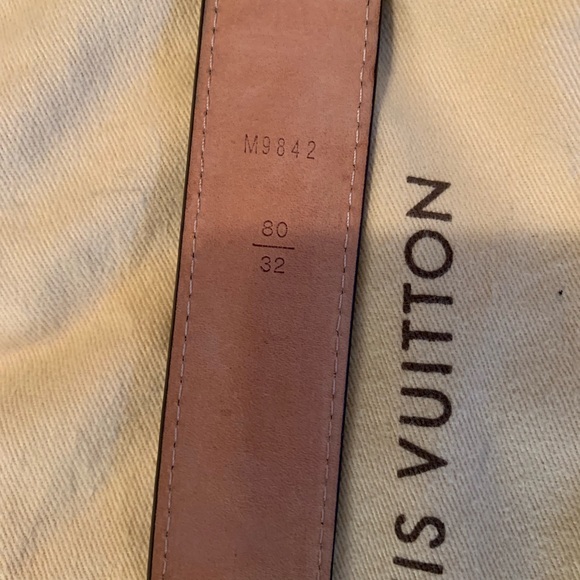 Gold Sun Tulle Oval Monogram 80/32 Belt - Picture 4 of 8